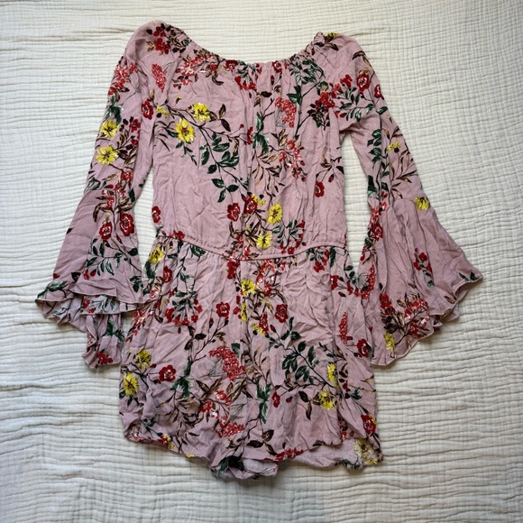 NORDSTROM Band of Gypsies Floral Play Suit Romper - Picture 3 of 8